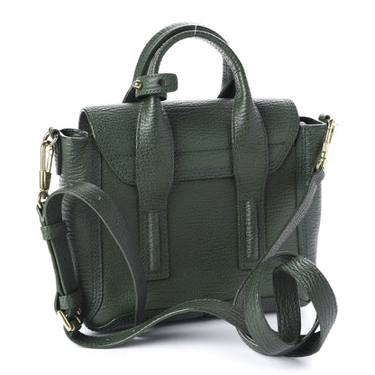 3.1 Phillip Lim 3.1 Textured Calfskin Mini Pashli Satchel Jade 3 of 10