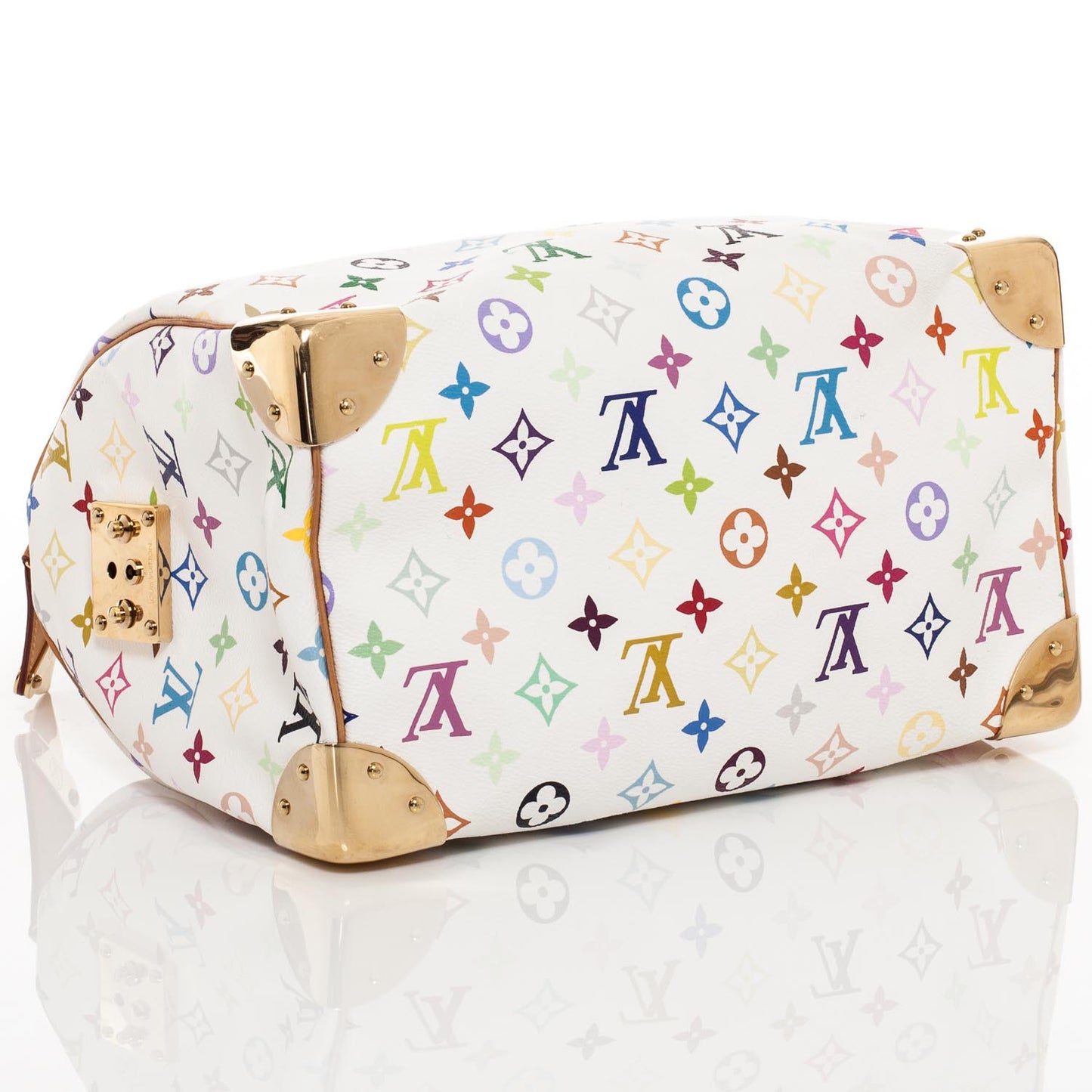 Monogram Multicolor Speedy 30 White