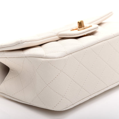 Chanel Caviar Quilted Mini Top Handle Rectangular Flap White 6 of 11