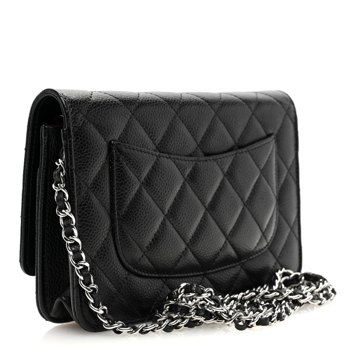 Chanel Caviar Quilted Wallet on Chain WOC Black 3 of 11