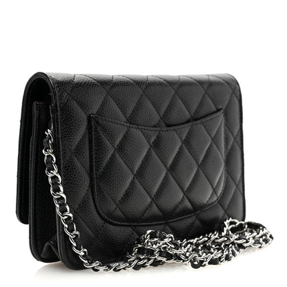 Chanel Caviar Quilted Wallet on Chain WOC Black 3 of 11
