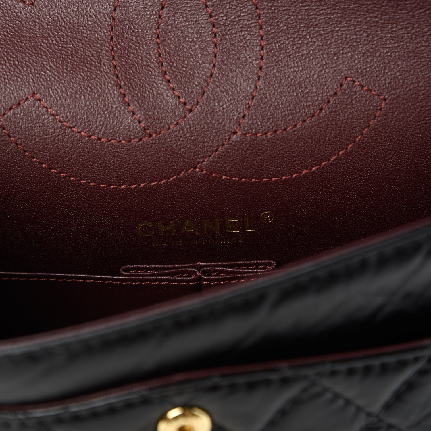 Chanel Aged Calfskin Quilted 2.55 Reissue 225 Flap Black 8 of 10