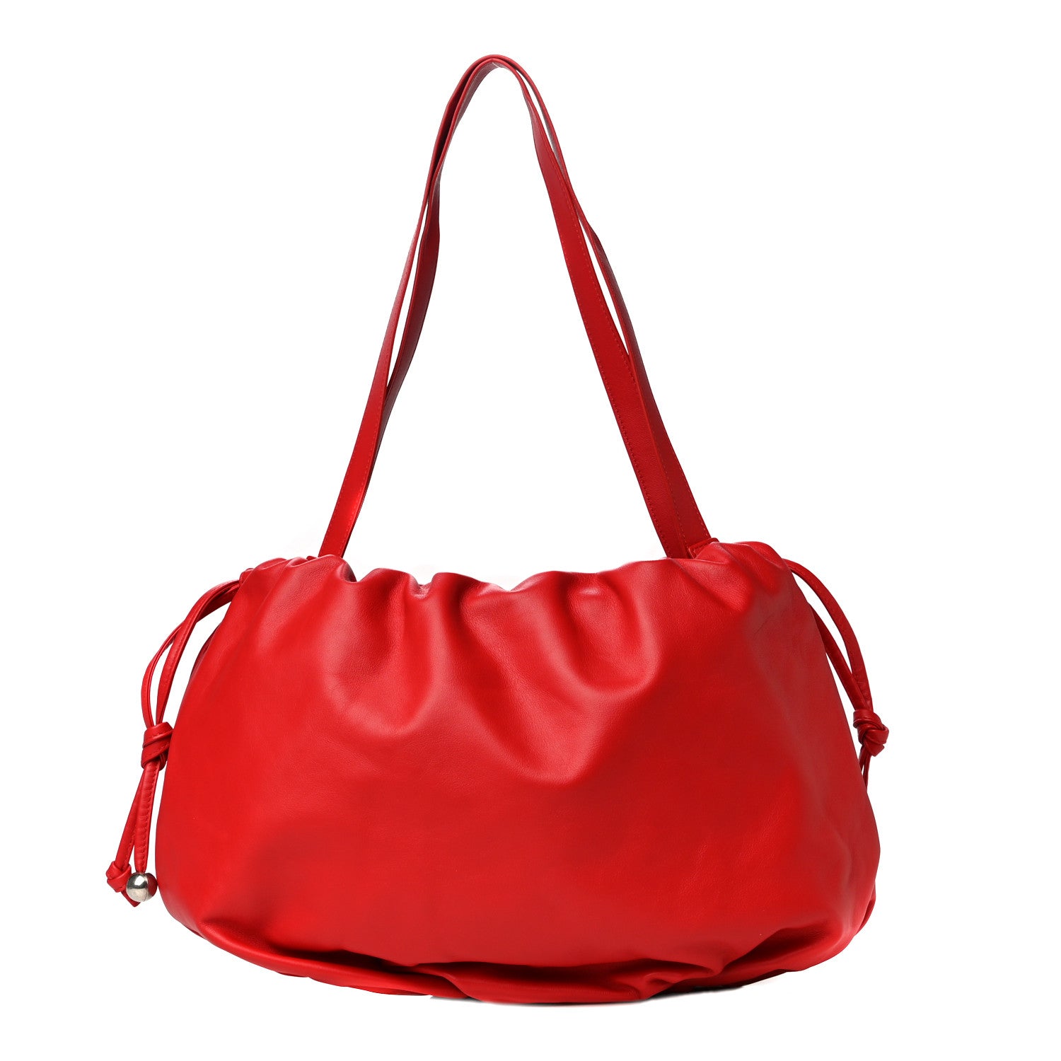 Bottega Veneta Nappa The Bulb Red 1 of 11