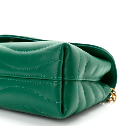 Louis Vuitton Calfskin New Wave Chain Bag MM NM Emerald 9 of 9