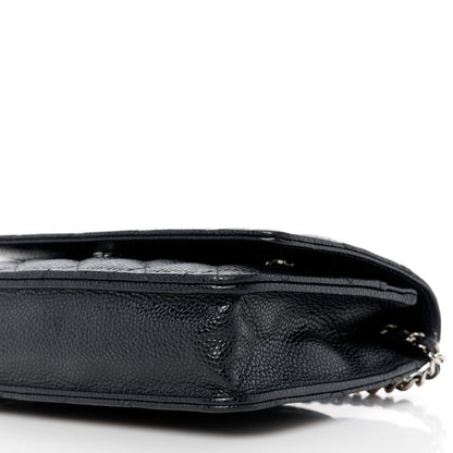 Chanel Caviar Quilted Wallet on Chain WOC Black 11 of 11