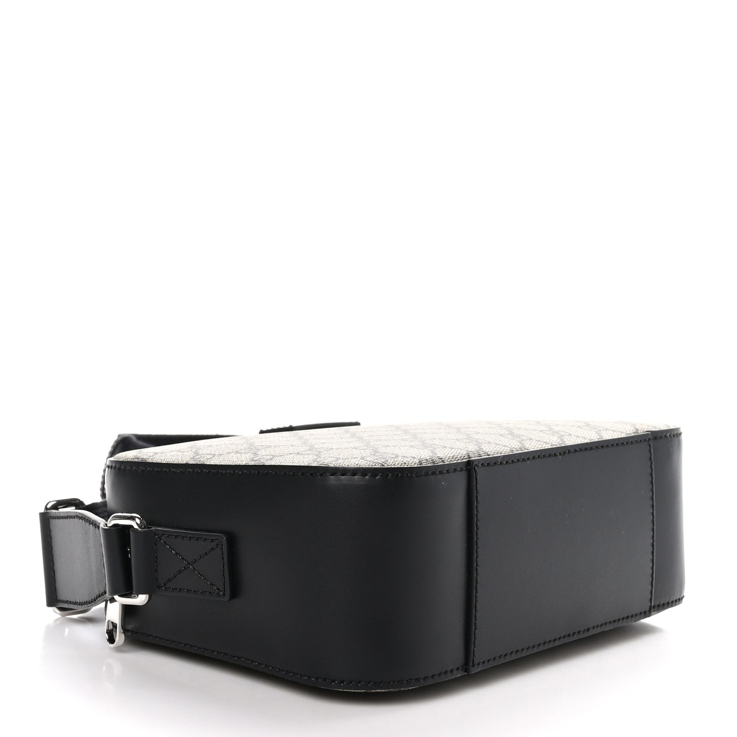 GG Supreme Monogram Camera Bag Beige Black