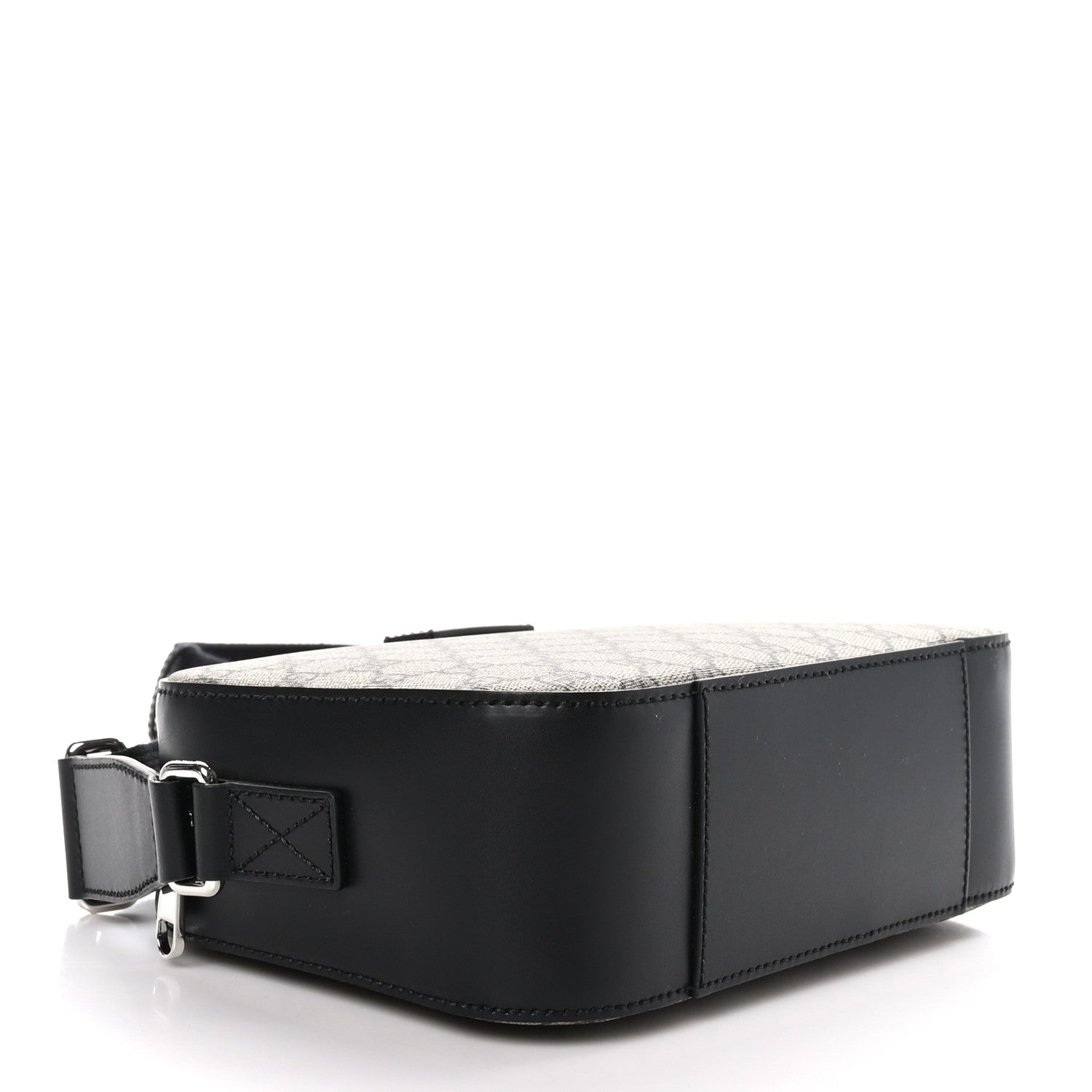 Gucci GG Supreme Monogram Camera Bag Beige Black 4 of 9