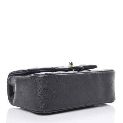 Chanel Caviar Quilted Mini Rectangular Flap Black 4 of 9