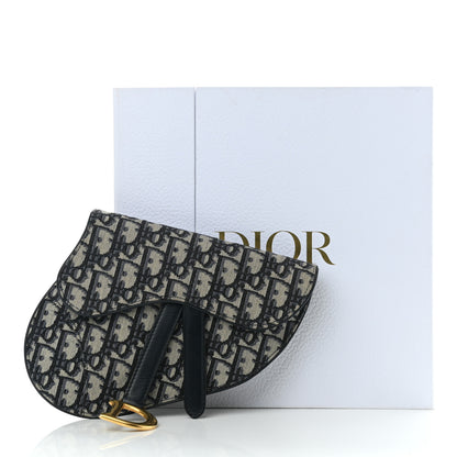 Christian Dior Oblique Saddle Belt Pouch Blue 3 of 8