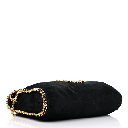 Stella McCartney Shaggy Deer Falabella Fold Over Tote Black 4 of 9
