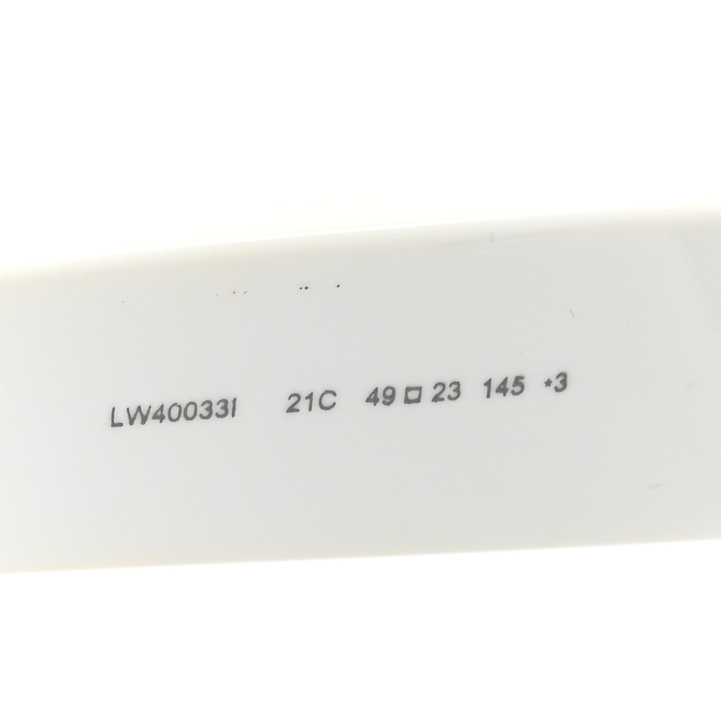 Acetate Sunglasses LW40033I White