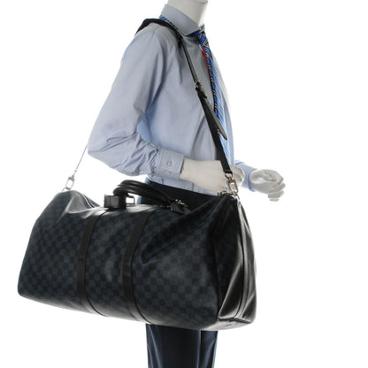 Louis Vuitton Damier Cobalt Keepall Bandouliere 55 2 of 7