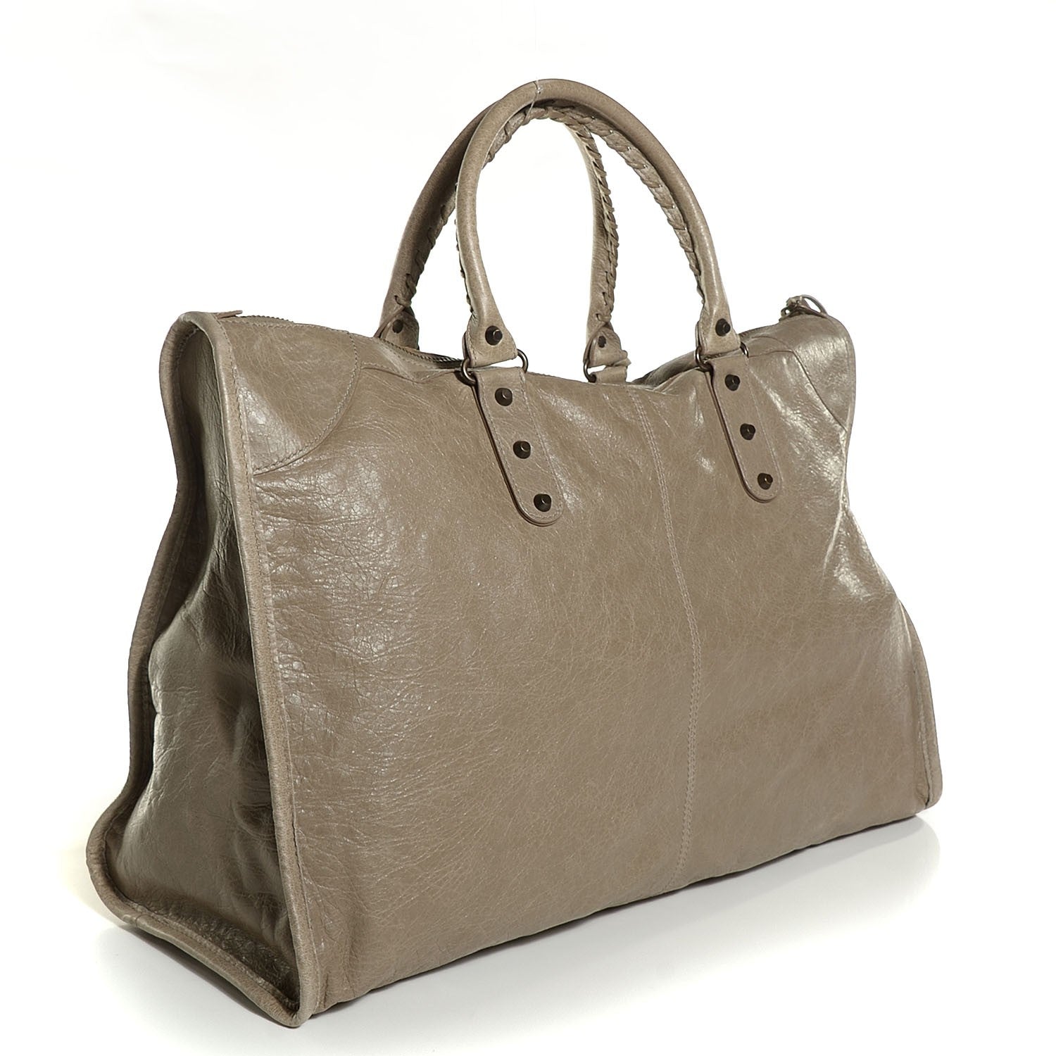Balenciaga Agneau Classic Hardware Weekender Papyrus 3 of 11