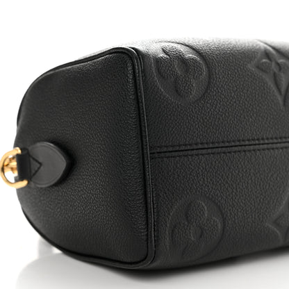 Louis Vuitton Empreinte Monogram Giant Speedy Bandouliere 20 Black 9 of 10