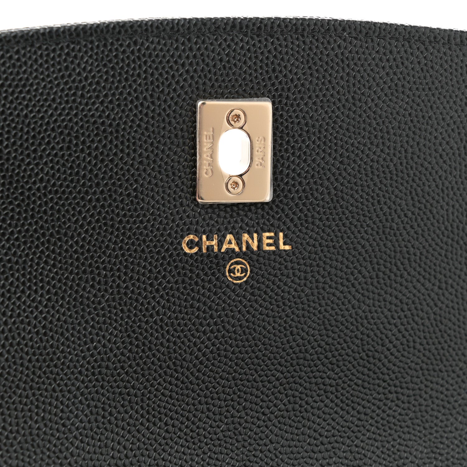 Chanel Caviar Quilted Trendy Handle Clutch With Chain Black 5 of 10