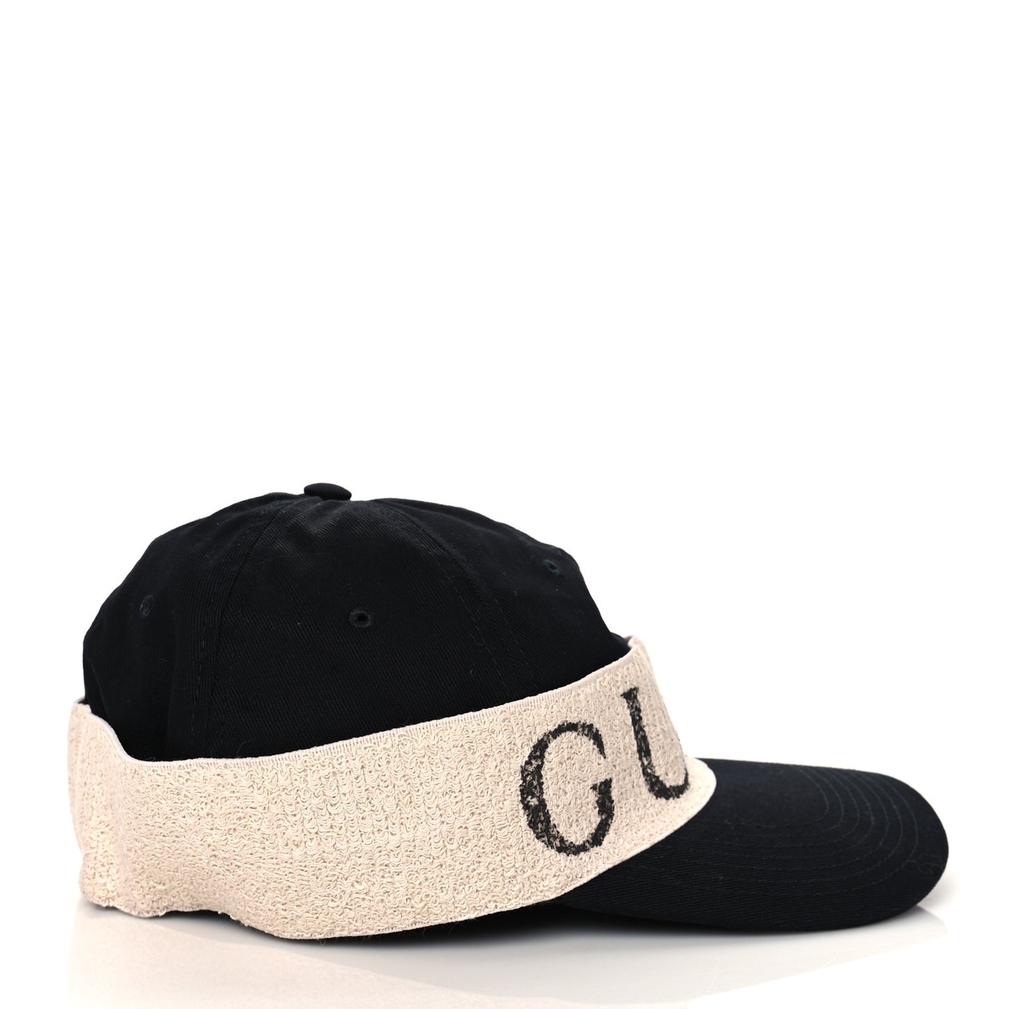 Gabardine Gucci Headband Baseball Hat M Black