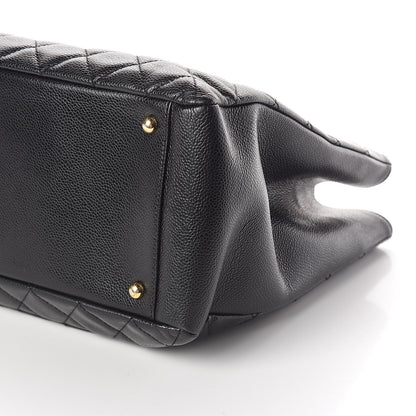 Chanel Caviar Quilted XL Grand Shopping Tote GST Black 10 of 10