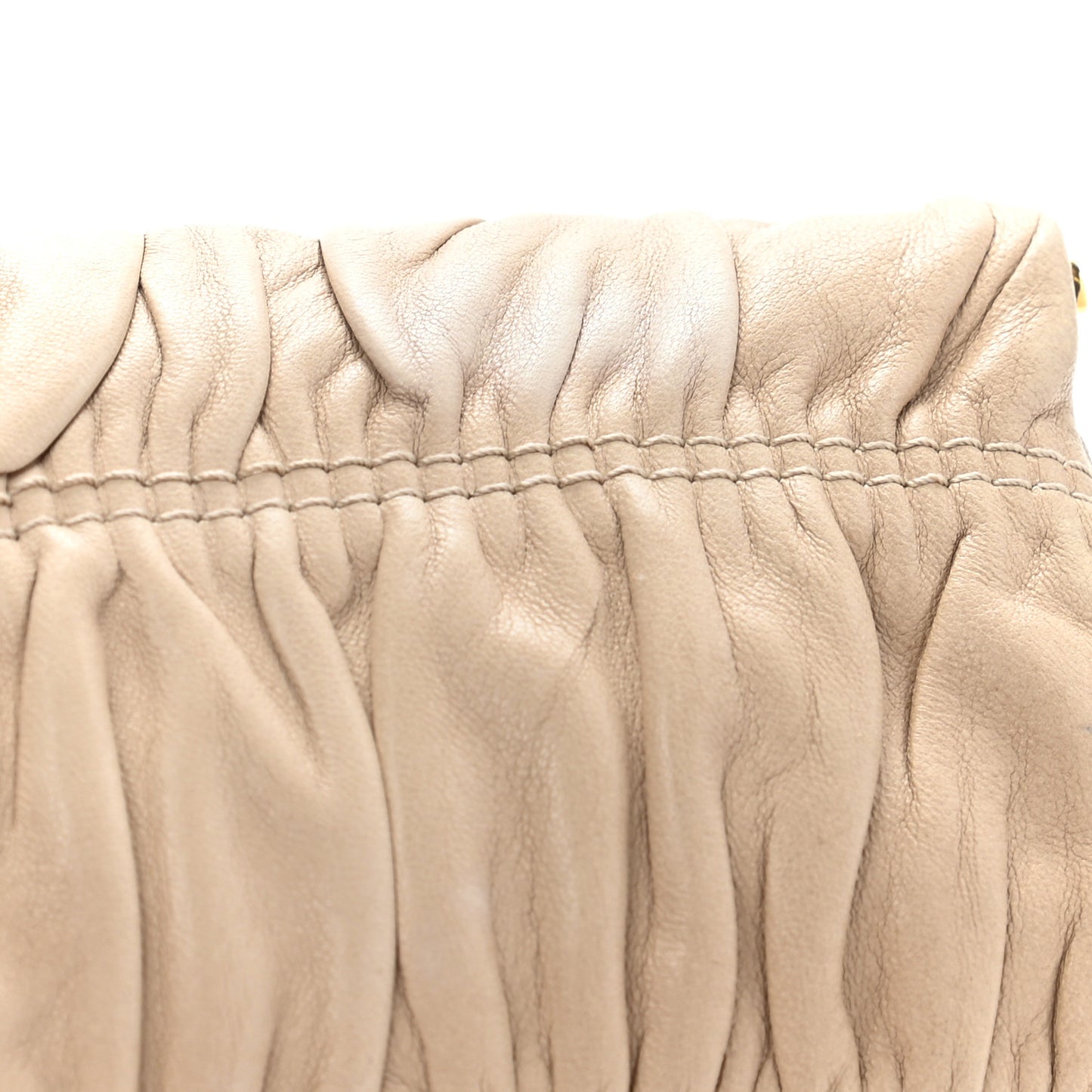 Nappa Gaufre Clutch Cera