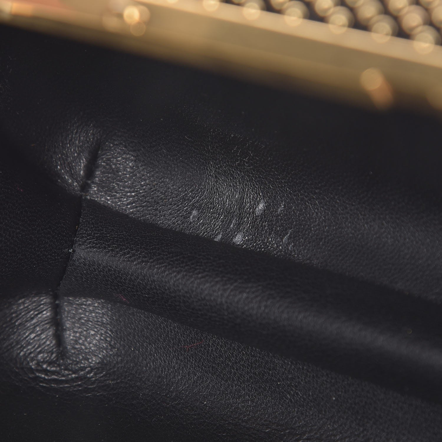 Alexander McQueen Suede Studded Skull Box Clutch Black 9 of 9