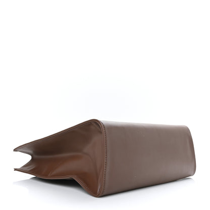 Telfar Vegan Leather Medium Shopping Bag Chocolate 4 of 9