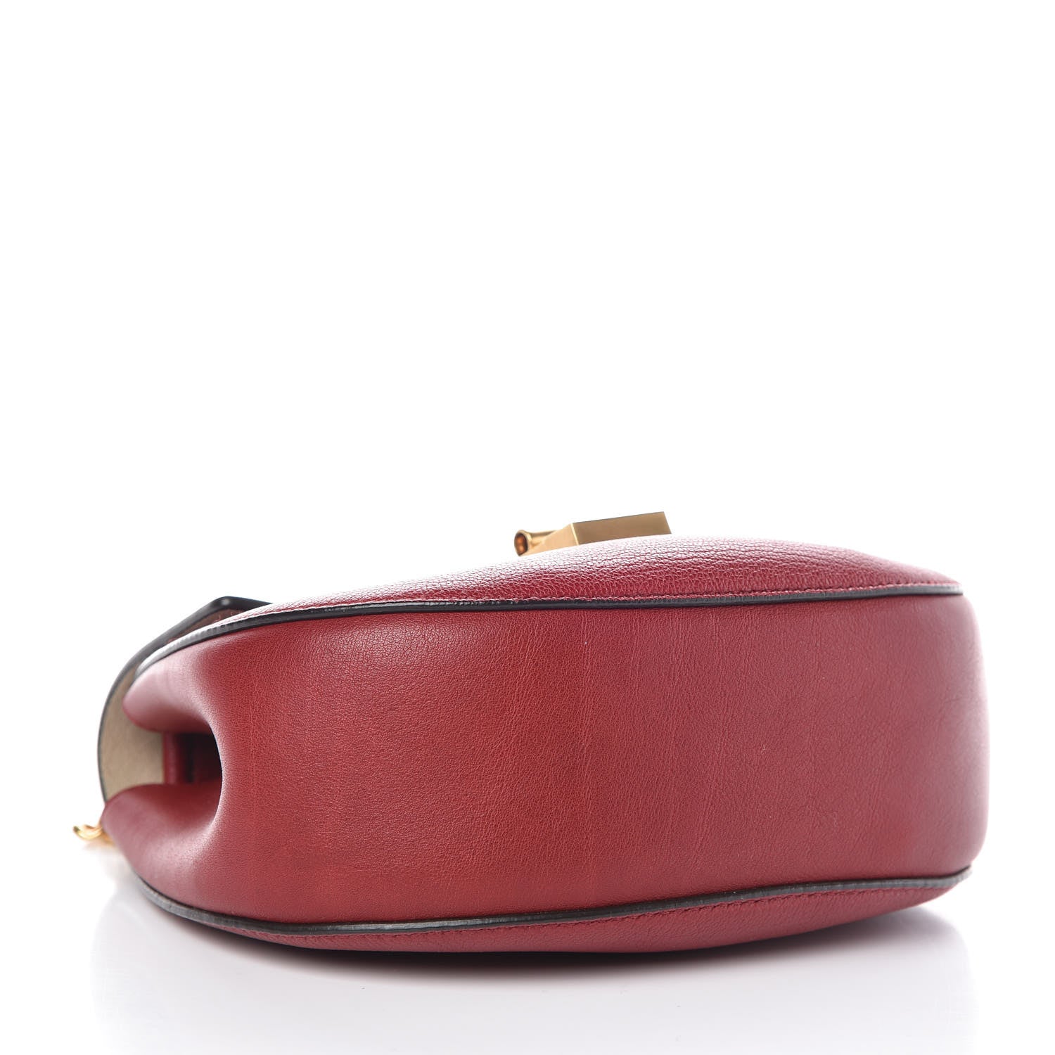 Chloe Grained Lambskin Mini Drew Shoulder Bag Intense Red 4 of 7
