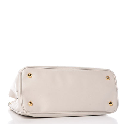 Prada Saffiano Lux Medium Tote Talco 4 of 23