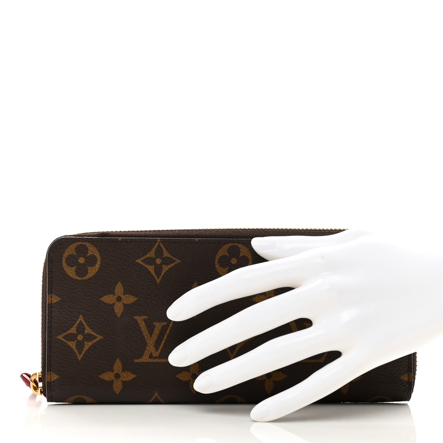 Monogram Clemence Wallet Fuchsia