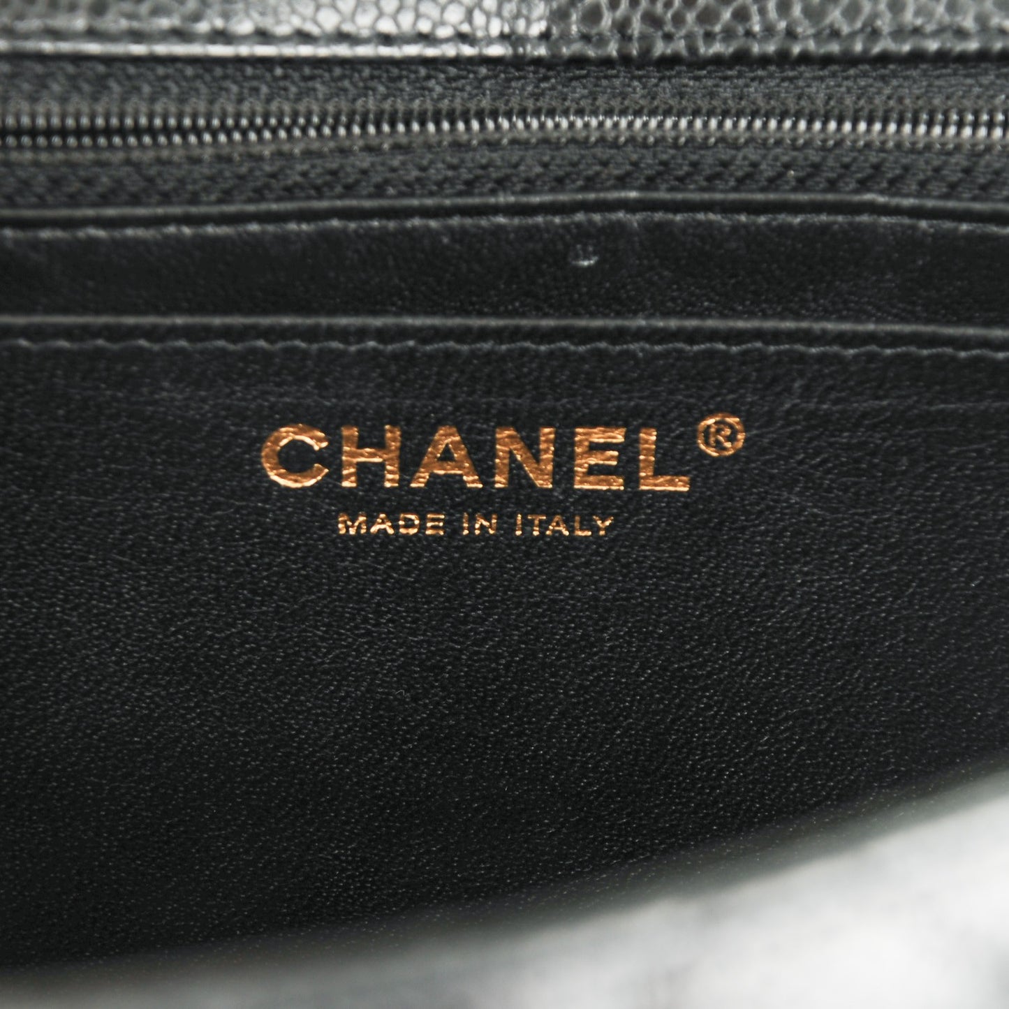 Caviar Quilted Jumbo Single Flap Black
