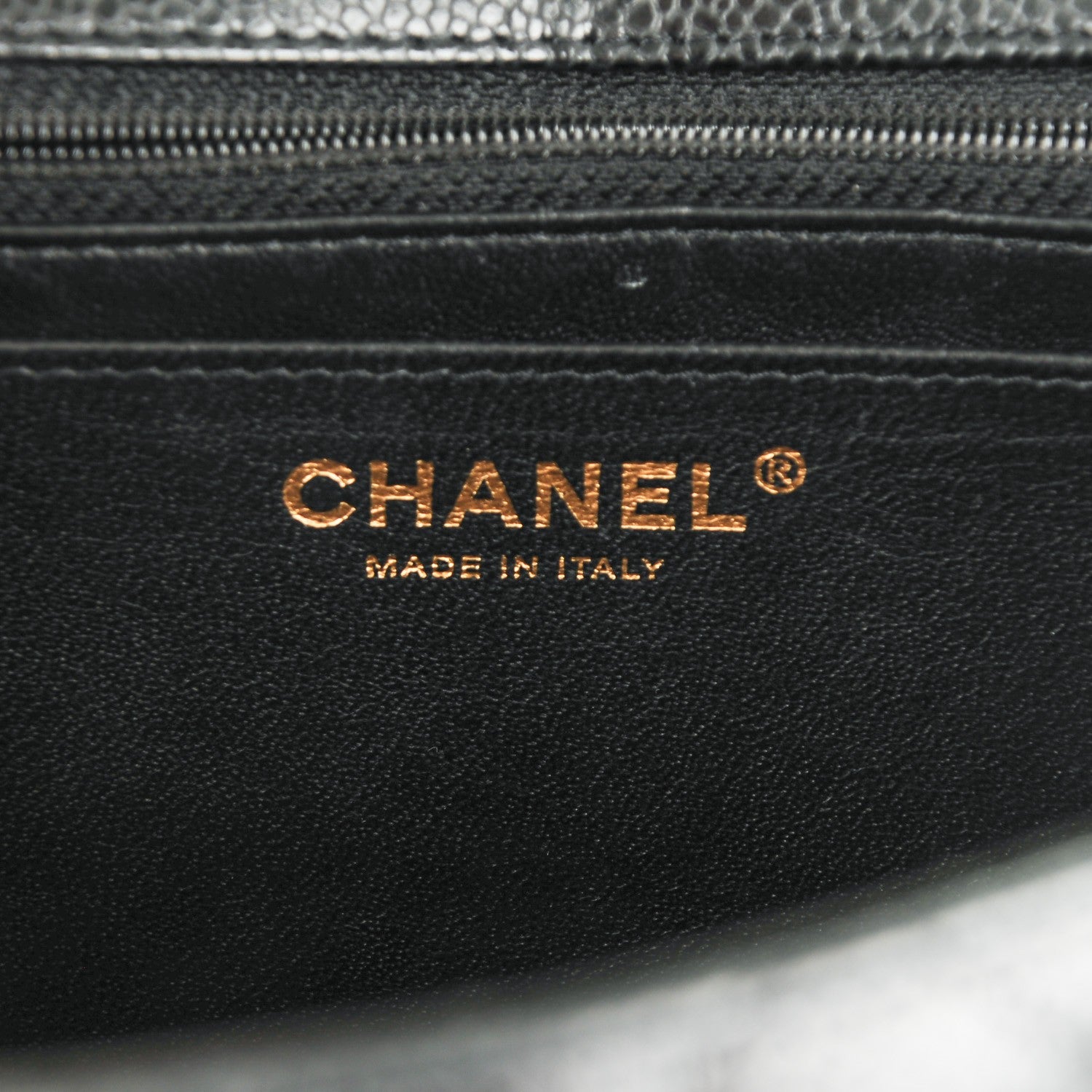 Chanel Caviar Quilted Jumbo Single Flap Black 7 of 8