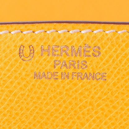 Hermes Epsom Horseshoe Birkin 35 Jaune 22 of 44