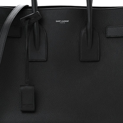 Saint Laurent Grained Calfskin Small Sac De Jour Black 8 of 10