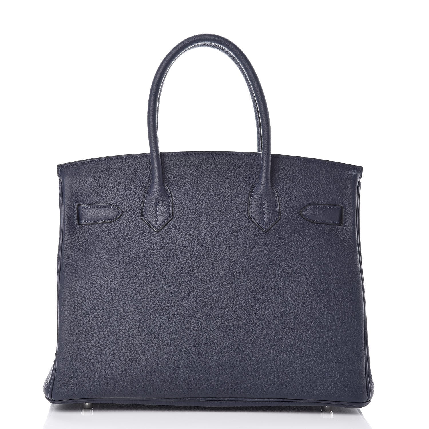 Hermes Togo Swift Officier Birkin 30 Bleu Nuit Vert Cypress 4 of 39