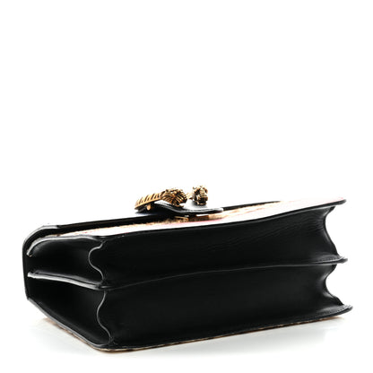 Gucci Calf Hair Calfskin Bamboo Web Leopard Print Medium Dionysus Top Handle Bag Natural Blue Agata Hibiscus Red 4 of 13