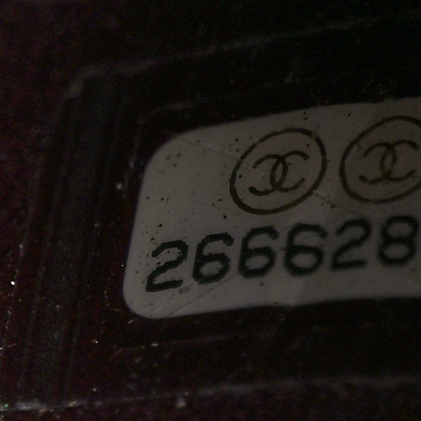 Aged Calfskin Chevron Quilted Small Coco Handle Flap Black