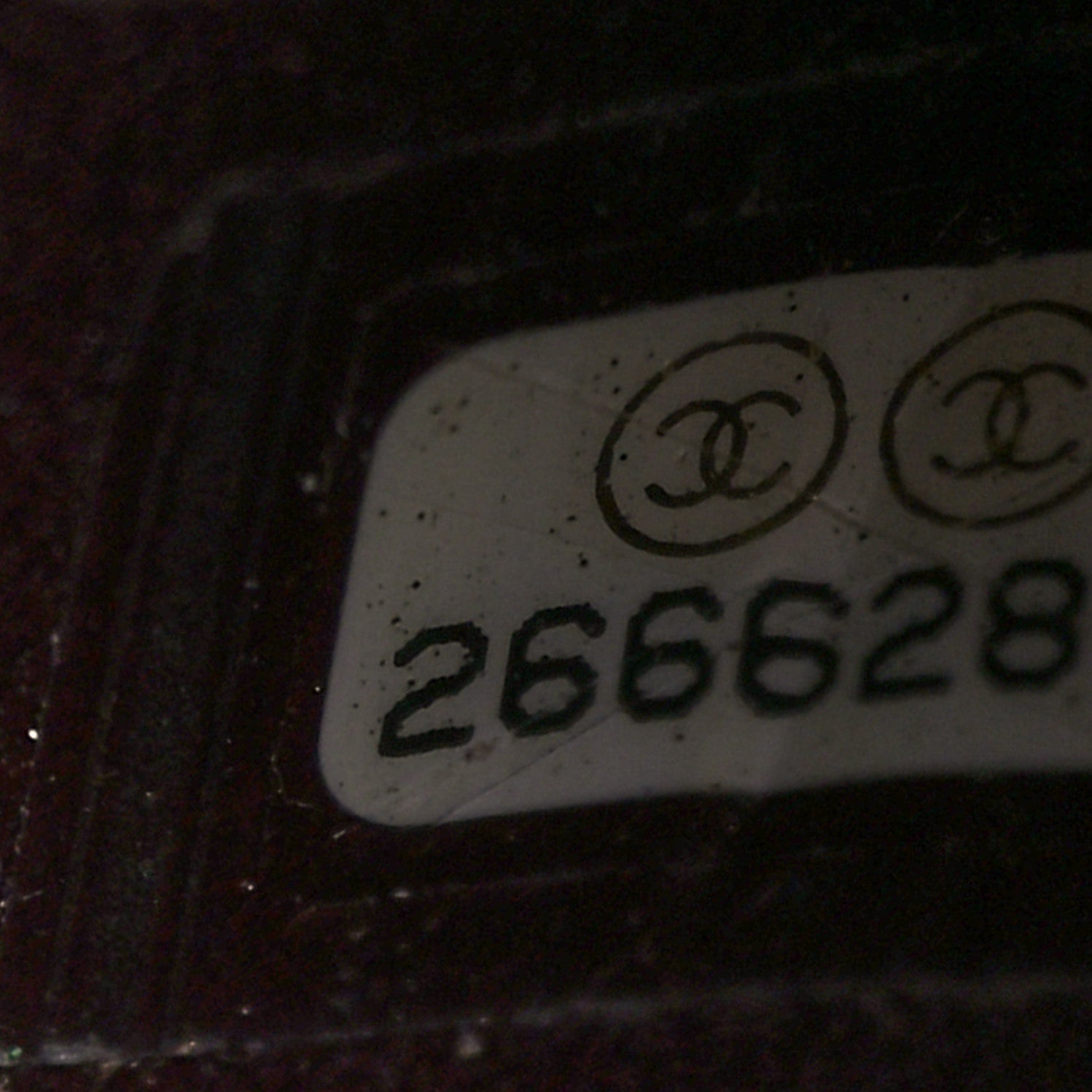 Chanel Aged Calfskin Chevron Quilted Small Coco Handle Flap Black 6 of 9