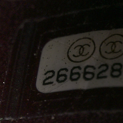 Chanel Aged Calfskin Chevron Quilted Small Coco Handle Flap Black 6 of 9