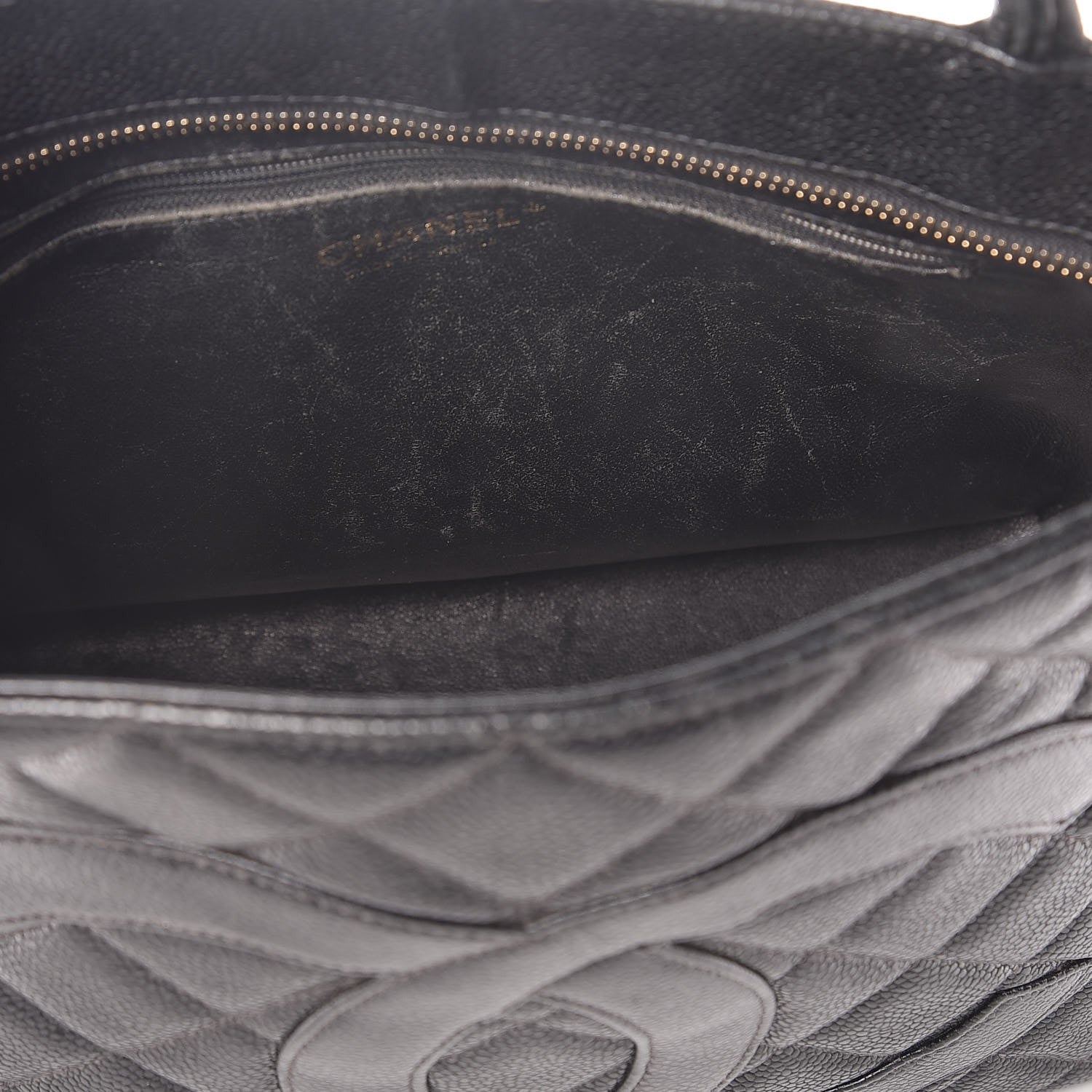 Chanel Caviar Quilted Medallion Tote Black 7 of 13