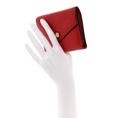 Louis Vuitton Empreinte Victorine Wallet Scarlet 2 of 7
