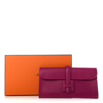 Hermes Swift Jige Elan 29 Clutch Rose Pourpre 7 of 7