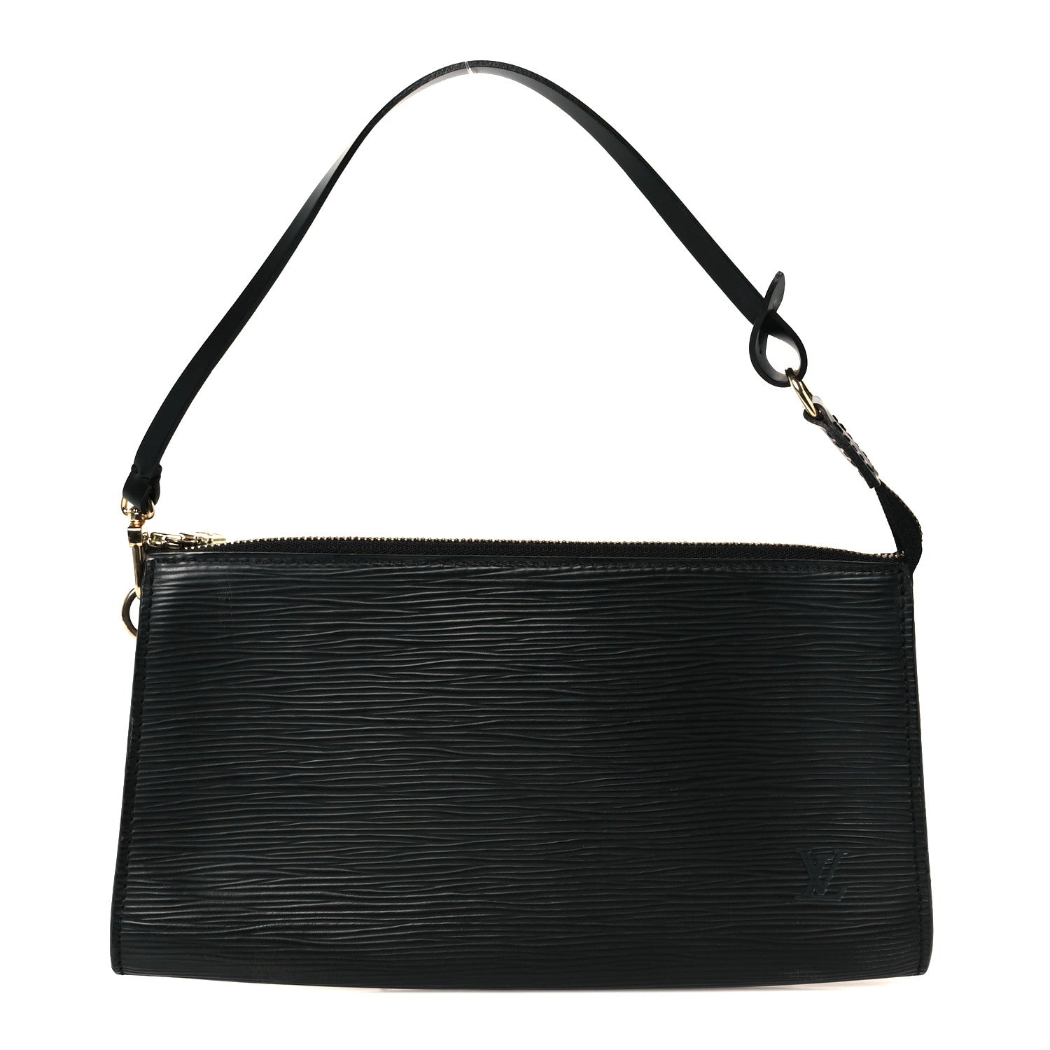 Louis Vuitton Epi Pochette Accessories 24 Black 1 of 10