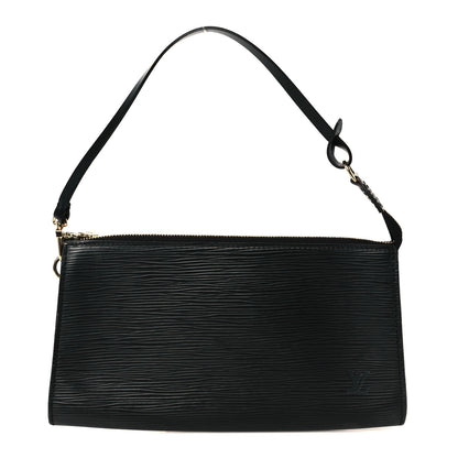 Louis Vuitton Epi Pochette Accessories 24 Black 1 of 10