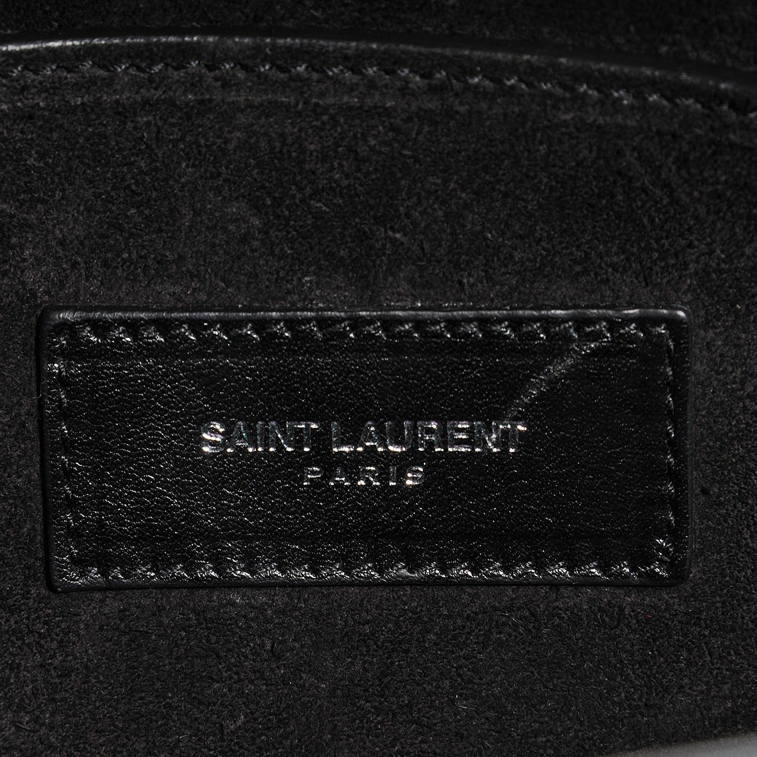 Saint Laurent Calfskin Stud Sac De Jour Clutch Black 8 of 8