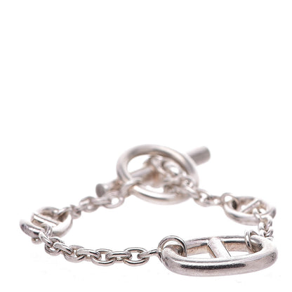 Hermes Sterling Silver Farandole Bracelet LG 1 of 17