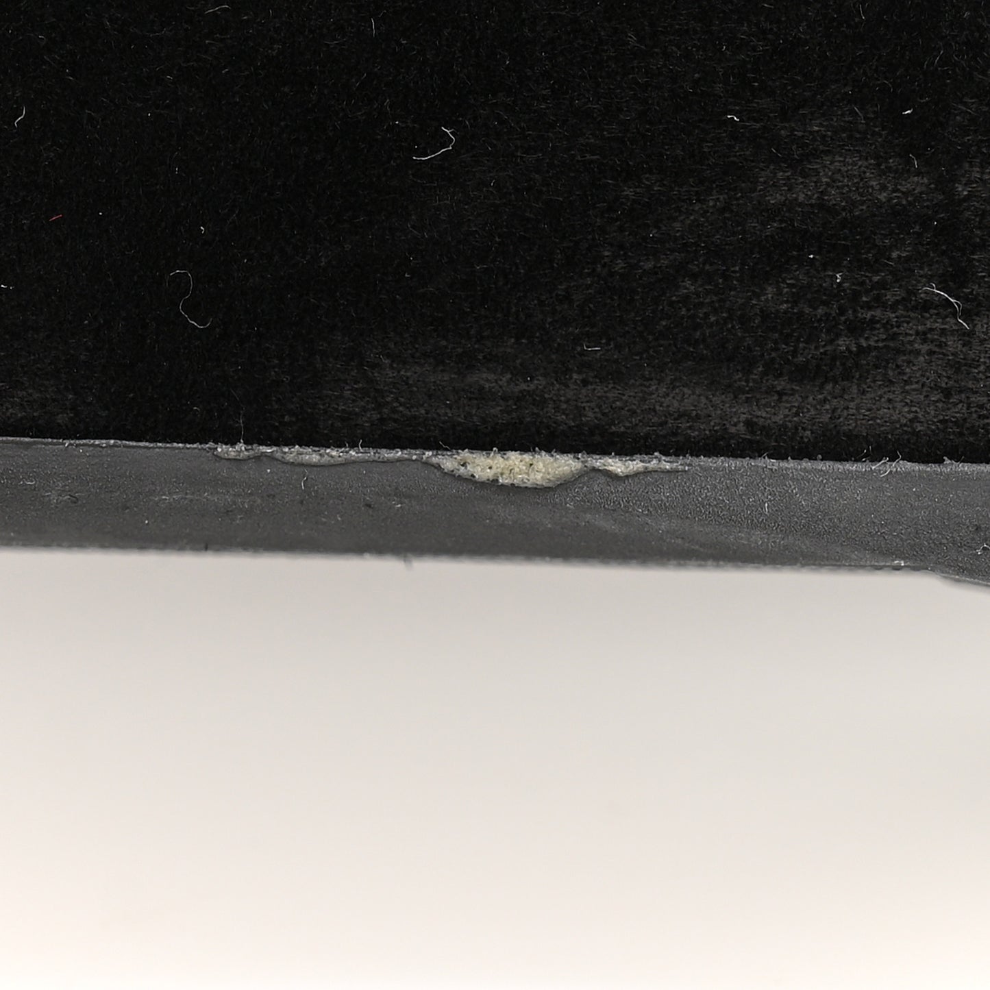 Velvet Platform Sandals 37.5 Black