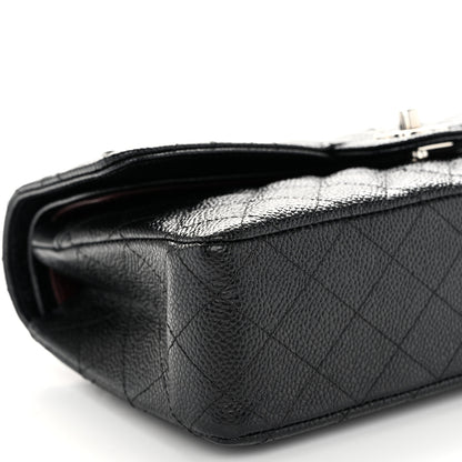 Chanel Caviar Quilted Medium Double Flap Black 9 of 10