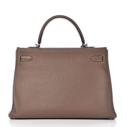 Hermes Togo Kelly Retourne 35 Etoupe 22 of 42