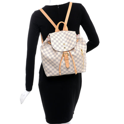 Louis Vuitton Damier Azur Sperone Backpack 2 of 8