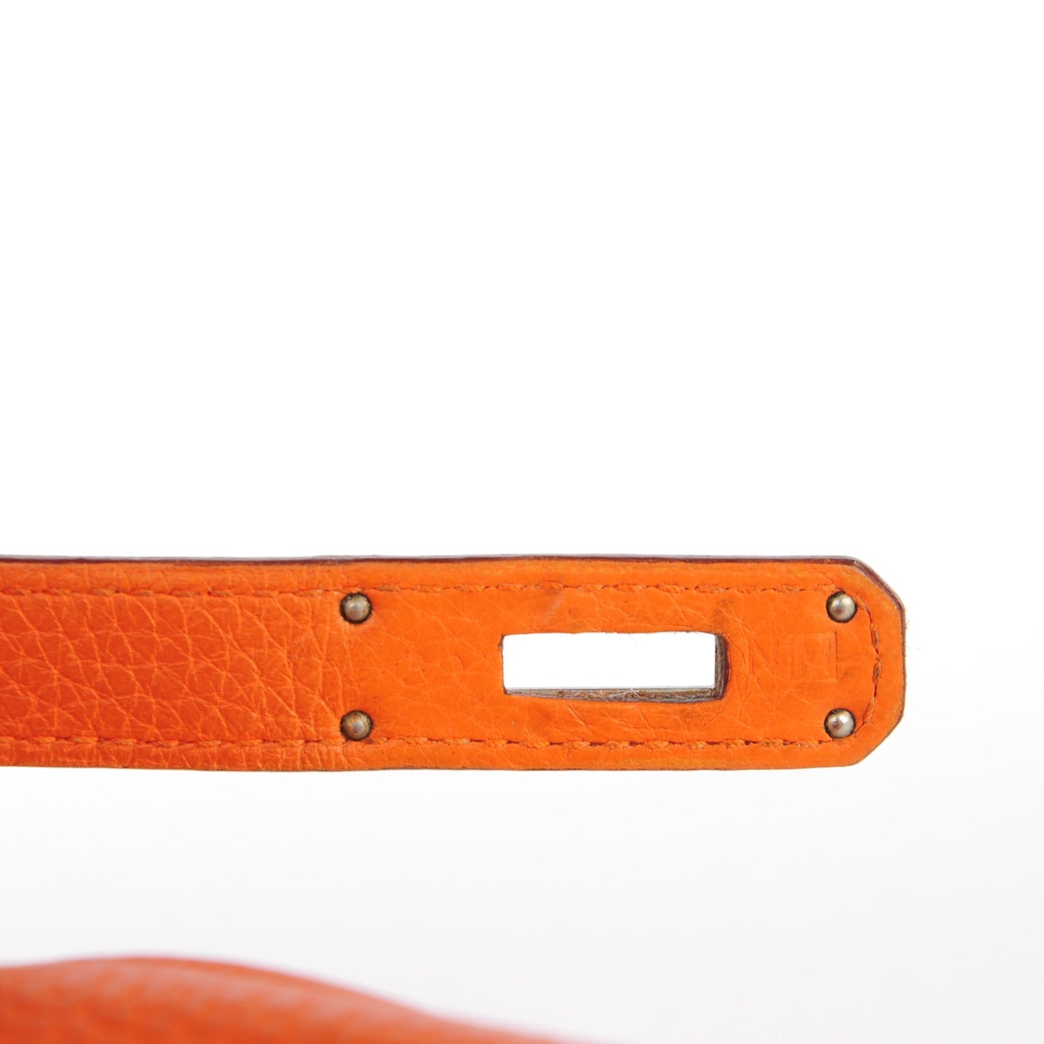 Hermes Taurillon Clemence Kelly Retourne 35 Orange 22 of 22