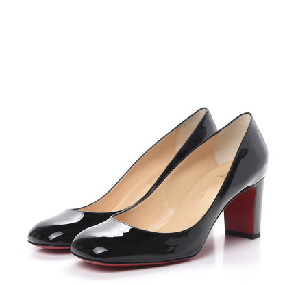 Christian Louboutin Patent Cadrilla 70 Pumps 40.5 Black 3 of 8