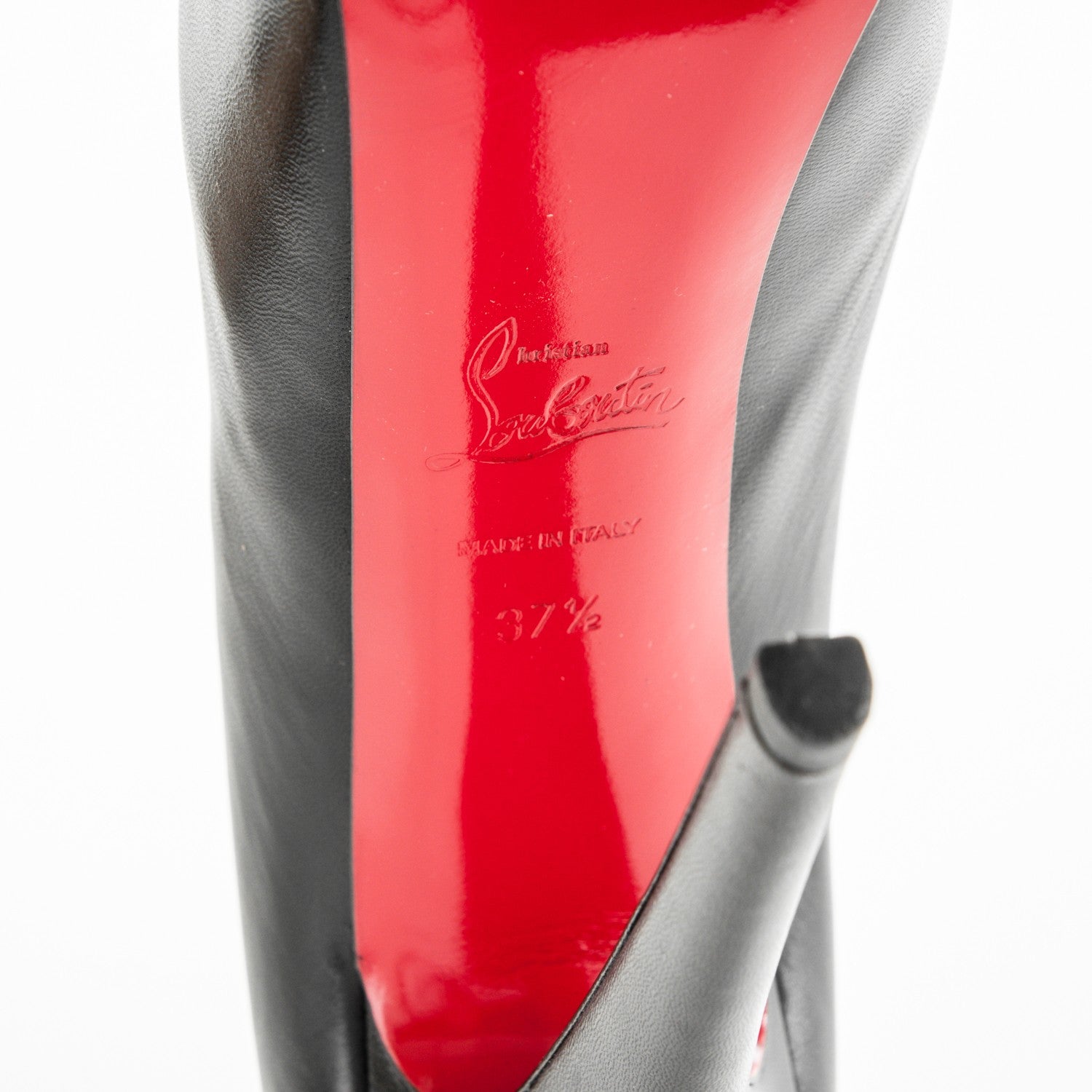 Christian Louboutin Kid Daffodile 160 Pumps 37.5 Black 6 of 7